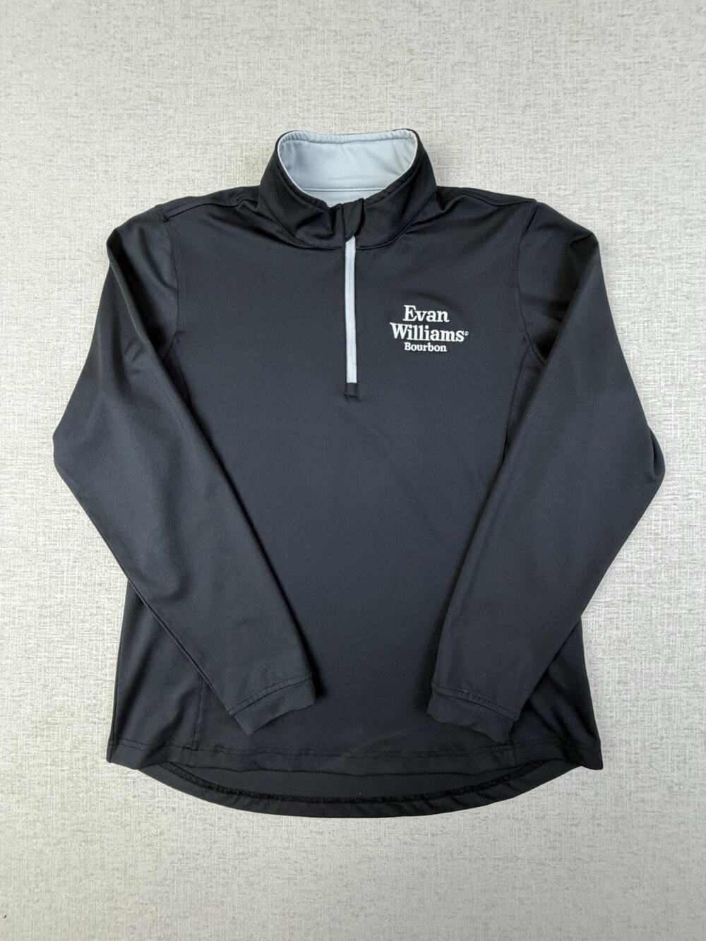 Pebble Beach Women’s M Evan Williams Bourbon 1/4 Zip Golf Pullover Black